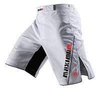 MMA Fight Shorts Grappling Short Kick Boxing Cage Fighting Shorts, Gym Shorts White