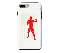 Mma Fighter American Flag Patriotic USA Martial Arts Lover Case for iPhone 7 Plus/8 Plus