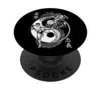 MMA Fighter Dragon Yin Yang Knee Kick Mixed Martial Arts PopSockets Adhesive PopGrip