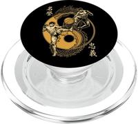 MMA Fighter Dragon Yin Yang Knee Kick Mixed Martial Arts PopSockets PopGrip for MagSafe