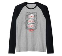 MMA Fighter Mixed Martial Arts Fear None Bruh Fist Skull Raglan Baseball Tee