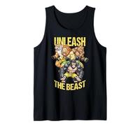 MMA Fighter Wild Animals Unleash The Beast Martial Arts Tank Top