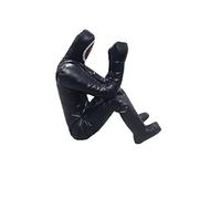 MMA Grappling Dummy, BJJ Wrestling Dummy for Defensive Position Brazilian JIU Jitsu Submission Self Defense Training Judo Punching Bag - Vinyl, 180cm UNFILLED (Black)