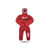 MMA Grappling Dummy Brazilian JIU Jitsu BJJ Punch Bag for Self Defense Wrestling Judo Karate Boxing Throwing Stand Stand Empty (Red, 100cm)