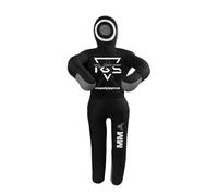 MMA Grappling Dummy Brazilian JIU Jitsu BJJ Punching Bag for Self Defense Wrestling Judo Karate Boxing Throwing Submission Standing Position - UNFILLED (Black Grey, 6FT / 70")