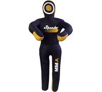 MMA Grappling Dummy Brazilian JIU Jitsu BJJ Punching Bag for Self Defense Wrestling Judo Karate Boxing Throwing Standing Position - UNFILLED (Black Yellow, 6ft)