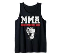 MMA Mixed Martial Arts with Glove, MMA Tank Top