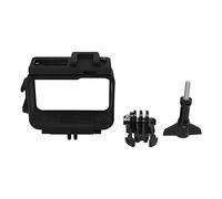 MMABEUTF Action Camera Protective Frame, for 9 10, Anti-Drop ABS PC Material, Cold Shoe Mount, Universal Helmet Base Interface, Secure Fit No Shake