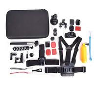 MMABEUTF Action Camera Selfie Stick, for Bikes, Chest Mount, Adjustable Extension Pole, Lightweight Portable, for Sports Like Skiing Cycling Hiking Fishing