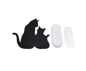 MMABEUTF Cat Night Light LED Light Sensing Sound Activated Black Cat Silhouette Lamp for Living Room Hallway Kitchen Bedroom Wall Decor