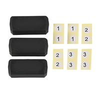 MMABEUTF Drone Battery Cover, Protective Dust Plug for Mini 3 Pro, TPU Material, 3-Piece Set, Port Protection, Secure Fit (Black)