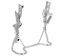 MMABEUTF Electric Vehicle Foot Support Rear Wheel Station Stand Cycling Parking Double Legs Rack (Large)