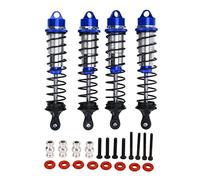 MMABEUTF For MAXX 2.0, RC Car Shock Absorbers, Front Rear Damper Set, 4PCS Replacement Parts, For 1/10 Scale RC Vehicles, Heavy Duty Suspension Upgrade, Durable Aluminum Al (Dark Blue)