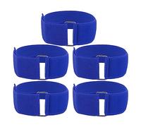MMABEUTF for Three-Legged Race Bands, High-Elasticity Adjustable Leg Ties for Outdoor Games, Durable Reusable Sports Gear for Kids Adults Family Parties (Blue)