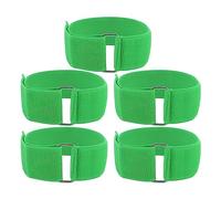 MMABEUTF for Three-Legged Race Bands, High-Elasticity Adjustable Leg Ties for Outdoor Games, Durable Reusable Sports Gear for Kids Adults Family Parties (Green)