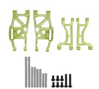 MMABEUTF for Traxxas MAXX 2.0 RC Car, Aluminum Alloy Suspension Arms, Front Rear Upper Lower Control Arms, for 1/10 Scale Off-Road Upgrade Parts (Green)