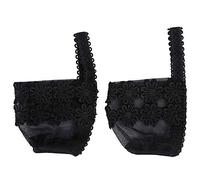 MMABEUTF HIGH HEEL STRAP WOMEN HIGH HEEL SHOES ADJUSTABLE STRAPS CONCEALING BEAM SHOELACES FOR VARIOUS OCCASIONS LACE FLOWER DESIGNS (L (38-39 codes))