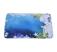 MMABEUTF Household Bathroom Floor Carpet Static Electricity Prevention Anti Slip Flannel Mat (40 * 60cm)