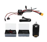 MMABEUTF Motor ESC Set for RC Car, 10.5T 390 Sensored Brushless Motor, with TS80 Sensored Brushless ESC, High Performance, Precision Control, Durable Construction, Enhanced Power O