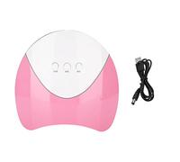 MMABEUTF Professional 36W Nail LED Lamp Dryer Quick Dry Gel Polish Sunlight Simulation ABS Material Pink White (Pinkish)