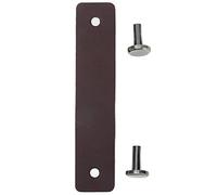 MMABEUTF PU Leather Drawer Pulls Anticollision Wear Resistant European Modern Cabinet Handle for Home Decor (Dark Brown)