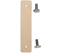 MMABEUTF PU Leather Drawer Pulls Anticollision Wear Resistant European Modern Cabinet Handle for Home Decor (Light Brown)