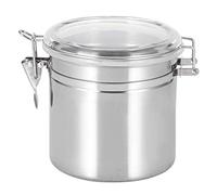 MMABEUTF STAINLESS STEEL COFFEE TEA STORAGE CONTAINER AIR-TIGHT CANISTER FOR SUGAR CEREALS (12.5 * 13)