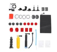 MMABEUTF Underwater Camera Housing, for GoPro 12 11 10 9 8 7 6 5 Session, 45m Diving Case with Tempered Glass Lens, Anti-Scratch, Selfie Stick, Buoy, Anti-Fog Inserts for Surf