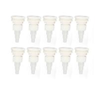 MMABEUTF Water Tank Hose Connector, For Poultry Farm, 10 Pcs Set, 9mm 12mm 16mm Diameter, G1/2 Thread, PP And Silicone Material, Leak Proof Design, Durable Connector, Easy Installa