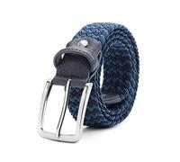 MMAXZ Stretch Canvas Leather Belts for Men Female Casual Knitted Woven Military Strap Male Elastic Belt for Pants Jeans
