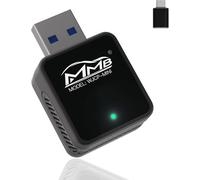 MMB WJCP-MINI CarPlay Wireless Adapter - 2024 Upgrade Dongle for Converting Wired to Wireless CarPlay - Compatible With iOS 10+ Vehicles