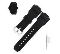 MMBAY 16mm Resin GW7900 GW7900B Watch Bands Replacement Fit for Casio G Shock 10330771 GW-7900 GW-7900B G-7900 G-7900B Strap Wirstband for Men and Women Waterproof Bracelet Watch accessories,Silver
