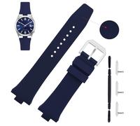 MMBAY Quick Release Rubber 22mm Watch Bands Compatible Fit for Citizen Tsuyosa Automatic (Navy Blue)