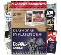 MMC Death of an Influencer - Thrilling Murder Mystery Games for Adults in Bali Paradise - 28 Realistic Evidence Pieces, 150 Min Gameplay (3.5/5 Difficulty) - Cold Case Files Game for 1-10 Players