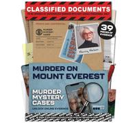 MMC Mount Everest - Murder Mystery Game for Adults on Date/Game Night | 39 Evidence, 150 min, 1-10 Players, 3/5 Difficulty. Unsolved Cold Case File for Date Nights, Detective Fans and Groups.