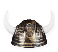 MMCCHB Halloween Performance Props Costume Party Carnival Hats Devil Viking Pirate Hat Horned Hat Ancient Roman Warrior Cap Samurai Helmet (A)