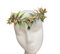 MMCCHB Retro forest green headband, elf headband, cosplay headband accessories, forest fairy crown headband