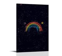 MMCJUH Coldplay Wall Art Colorful Decorative Poster Art Canvas Gift For Friends Room Beautiful Suitable For Living Room And BedroomFrame-style08x12inch(20x30cm)