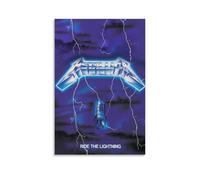 MMCJUH Metallica Wall Art Colorful Decorative Poster Art Canvas Gift For Friends Room Beautiful Suitable For Living Room And BedroomUnframe-style12x18inch(30x45cm)