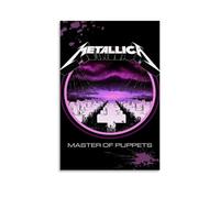MMCJUH Metallica Wall Art Colorful Decorative Poster Art Canvas Gift For Friends Room Beautiful Suitable For Living Room And BedroomUnframe-style12x18inch(30x45cm)