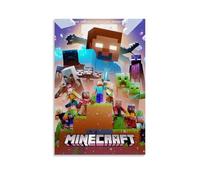 MMCJUH Minecraft Wall Art Colorful Decorative Poster Art Canvas Gift For Friends Room Beautiful Suitable For Living Room And BedroomUnframe-style12x18inch(30x45cm)
