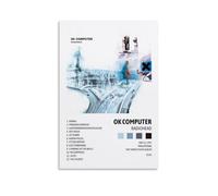 MMCJUH OK Computer by Radiohead Wall Art Colorful Decorative Poster Art Canvas Gift For Friends Room Beautiful Suitable For Living Room And BedroomUnframe-style12x18inch(30x45cm)