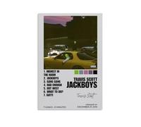 MMCJUH Travis Scott JackBoys Wall Art Colorful Decorative Poster Art Canvas Gift For Friends Room Beautiful Suitable For Living Room And BedroomUnframe-style16x24inch(40x60cm)