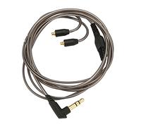 MMCX to 3.5mm Replacement Earphone Elbow Cable, Gold Plated Plug, High Resolution Sound, Stylish Braid Cable for SE215 SE535 with UE900, W Series and AM PRO Series, XBA A3