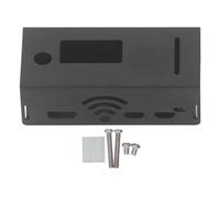 MMDVM Hotspot Shell Aluminum Alloy Protective Case Precise Cutout Design for ZERO W Mainboard Durable Lightweight Enclosure Black 73x33x23mm