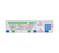 MMDW English Final Cut Pro X US&EU Layout Keyboard Cover for Apple G6 A1243 | With MB110B/B Numeric Keypad,Shortcut Key Printed,Dust-proof,Anti-scratch,Precise Fit,Keyboard Protector
