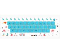 MMDW English UK Summer Silicone Keyboard Cover for MacBook Pro 13 15 inch 2019 2018 2017 2016 with Touch Bar&Touch ID Model:A2159 A1989 A1706/A1990 A1707,European Version