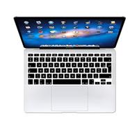 MMDW EU/UK French AZERTY Language Keyboard Cover for Macbook Pro 13 Inch,15 Inch(with or without Retina Display,2015 or Older Version) for Macbook Old Air 13 Inch European/ISO Keyboard Silicone Skin
