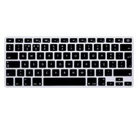 MMDW EU/UK Portuguese QWERTY Language Silicone Keyboard Cover for Macbook Pro 13 Inch 15 Inch (with or without Retina Display,2015 or Older Version) for Macbook Air 13 Inch