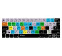MMDW Lightroom Shortcut Hotkeys Silicone Keyboard Cover Skin for MacBook Pro 13 15 inch 2019 2018 2017 2016 with Touch Bar&Touch ID Model:A2159 A1989 A1706/A1990 A1707,European Version